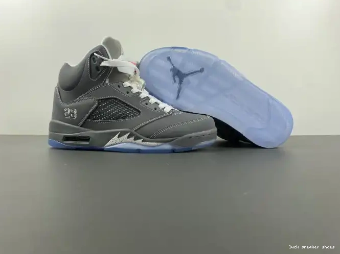 Rep LUCY 136027-005 Retro Wolf Grey 5 Jordan Air 0610